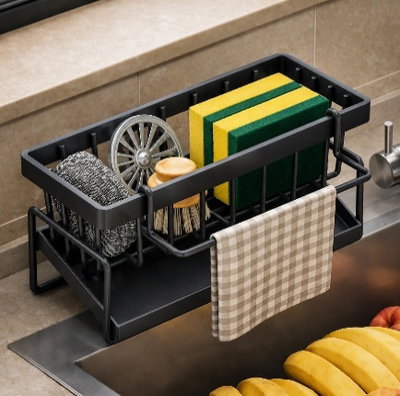 Organizador escurridor para pileta de cocina