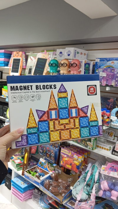 Bloques Magnéticos de Construcción – 40 Piezas