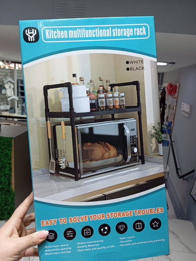 ORGANIZADOR CON ESTANTE MICROONDAS