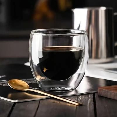 VASO TAZA CAFE DOBLE VIDRIO 80ML 