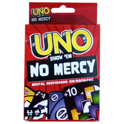 JUEGO DE CARTAS UNO NO MERCY