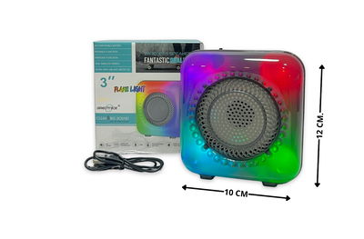 PARLANTE 3" C/ LUZ RGB (GTS-1373)