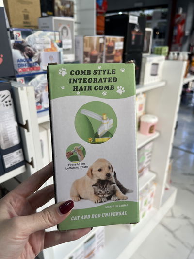 Cepillo para mascota anti pulga 