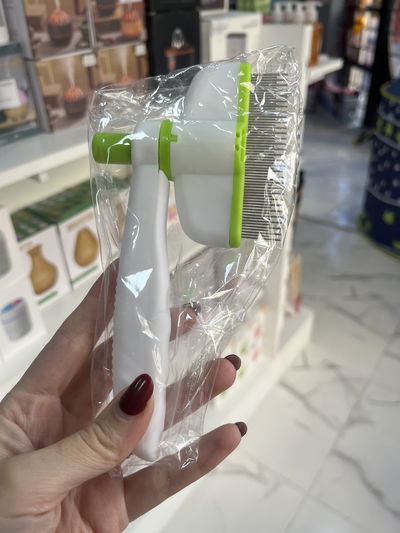 Cepillo para mascota anti pulga