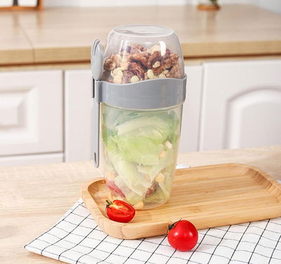 Contenedor vianda ensaladera yogurt portátil 
