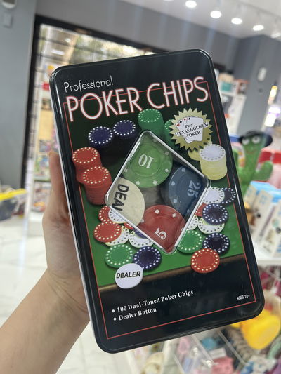 Set 100 fichas pocker 