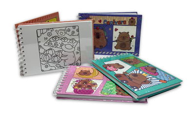 Cuaderno para pintar tapa dura 