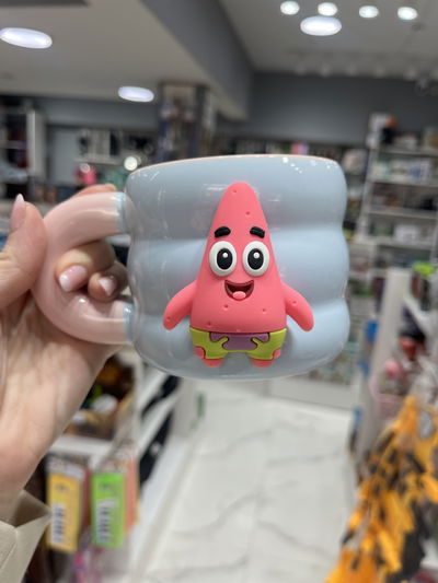 Taza Cerámica Importada Patricio Estrella 
