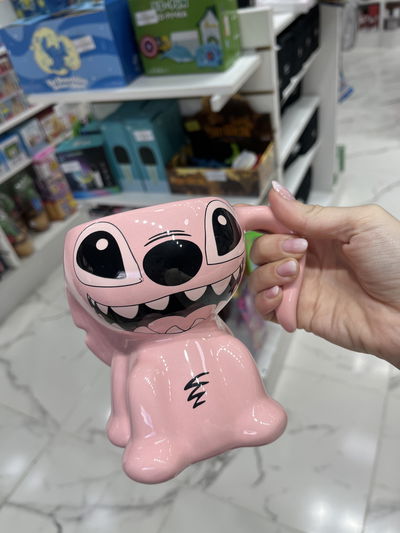 Taza Cerámica 3D Stitch / Angel