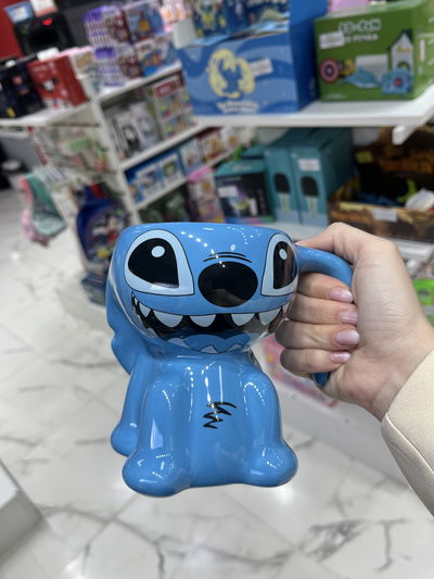 Taza Cerámica 3D Stitch / Angel