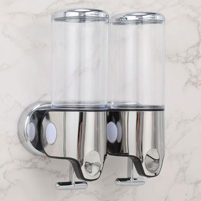 Dispenser DOBLE de pared para baño 