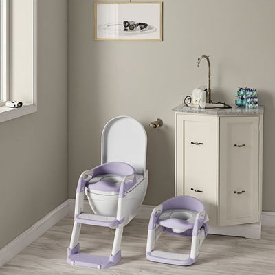 Accesorio de baño infantil 2 en 1. Reductor de inodoro 