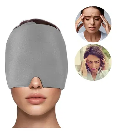 Antifaz Gel Frio Calor Gorro Almohadilla Migraña Dormir