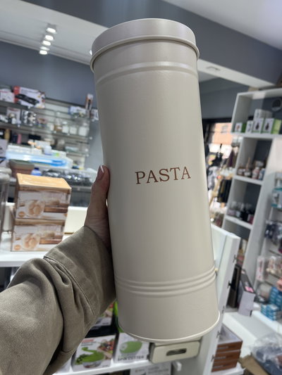 Lata organizadora pasta vintage