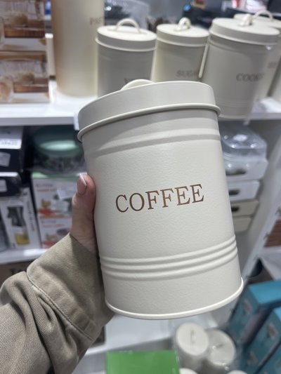 Lata organizadora coffe vintage