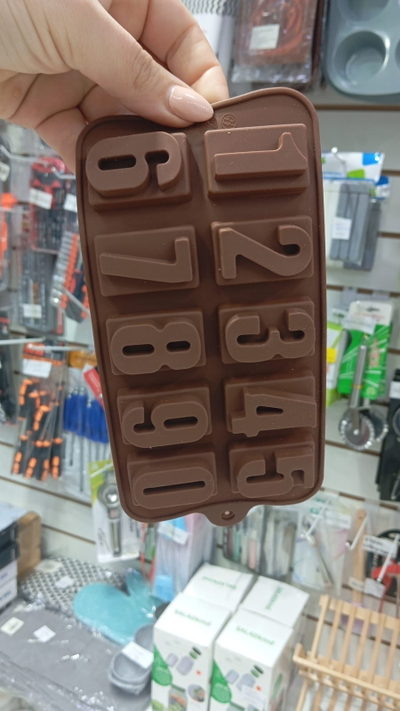 Molde silicona numeros