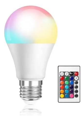 Foco Rgb con control remoto 12 w