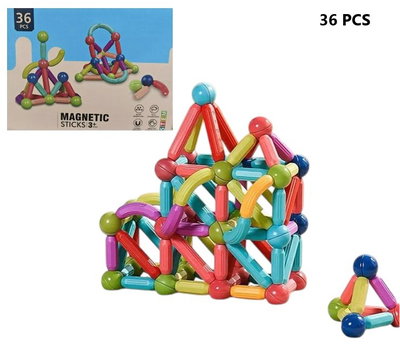 JUEGO BLOQUES MAGNETICO 36 PCS