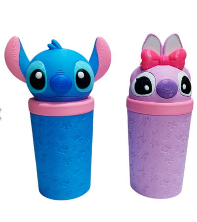 Vaso plástico Stitch 