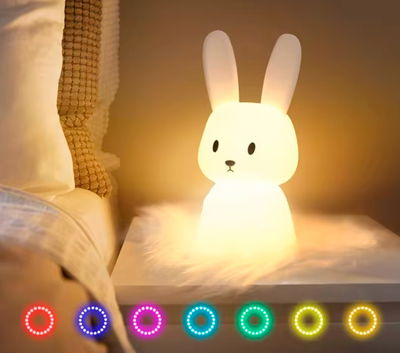 LAMPARA USB TACTIL CONEJO