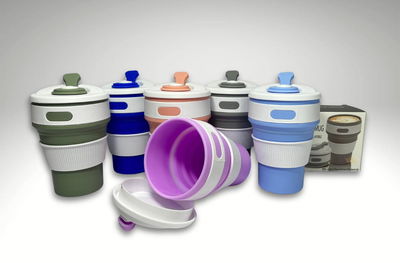 Vaso Termico Plegable Silicona Flexible 