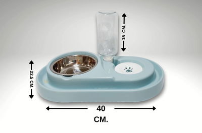 COMEDERO C/DISPENSER MASCOTA