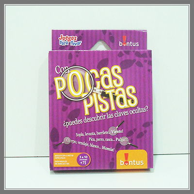 JUEGO POCAS PISTAS