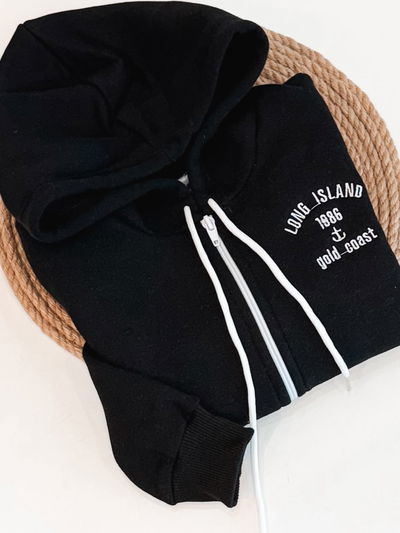 Campera Friza Island negra