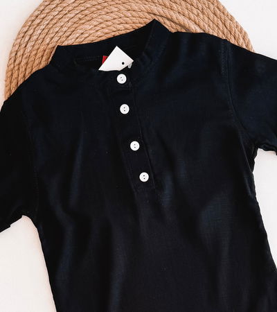 Camisa cuello mao 