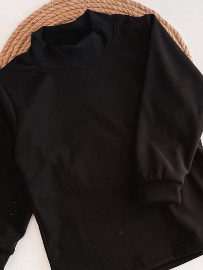 Media Polera Darlon negra bb