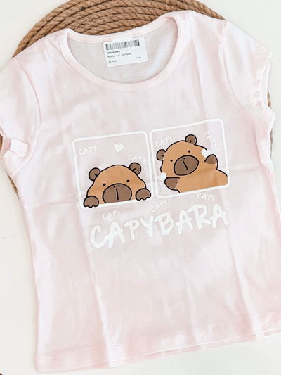 Remera M/C capybara