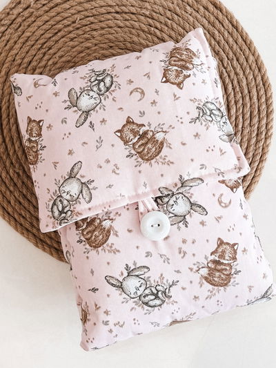 Cambiador conejos rosa