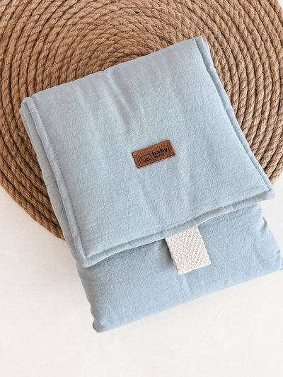 Cambiador liso celeste