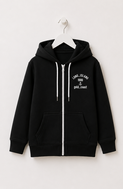 Campera Friza Island negra