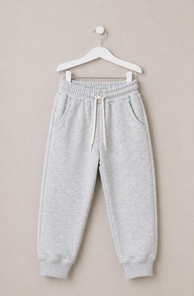 Babucha friza lisa gris 