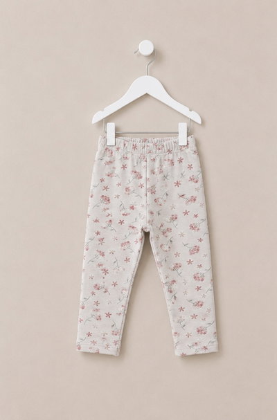 Calza friza flores