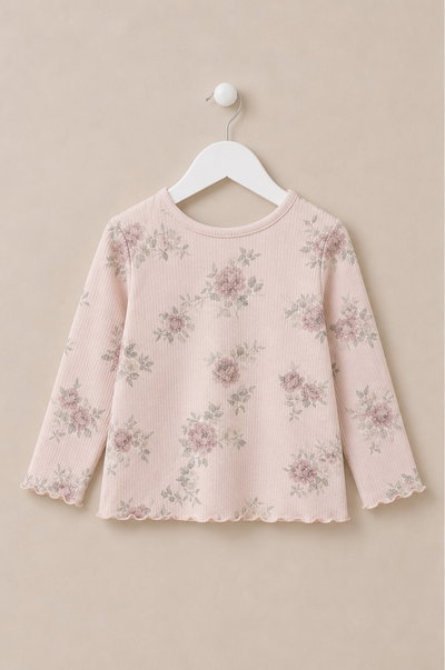 Remera M/L Flores