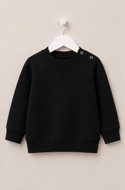 Buzo Liso Friza negro
