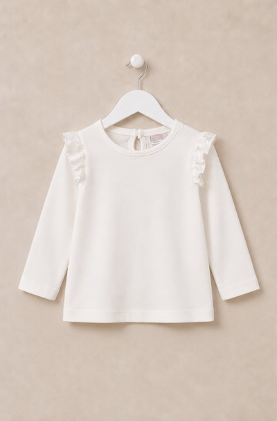 Remera M/L Volado Brodery