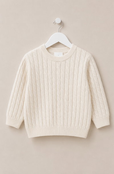 Sweater Trenzado natural Bba
