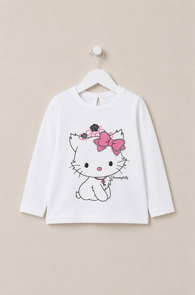 Remera M/L Gatito