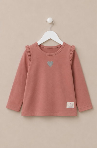 Remera M/L corazon