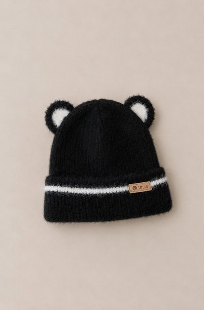Gorro orejitas piel