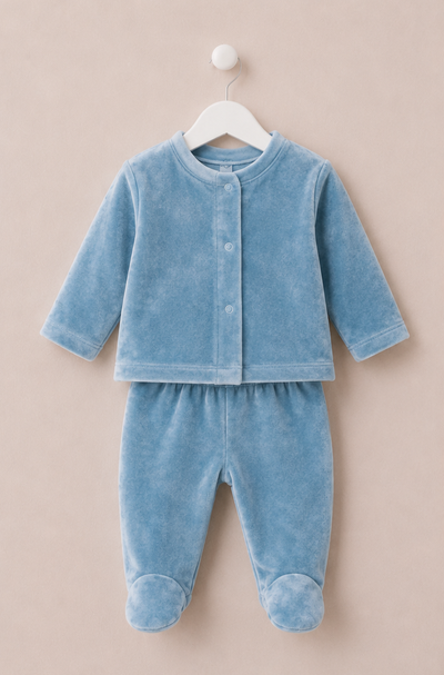 Conjunto Plush celeste