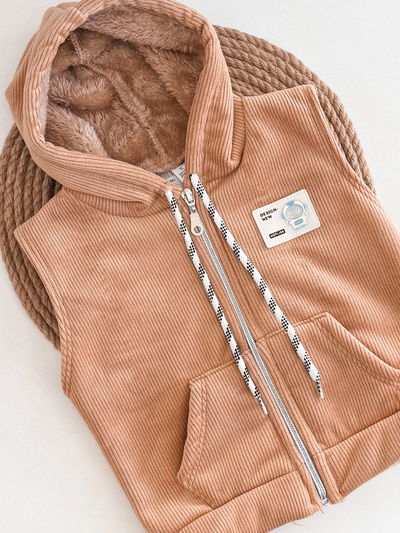 Chaleco Piel Bb marron