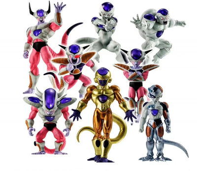 Dragon Ball Z Freezer Gashapones todas la evoluciones.