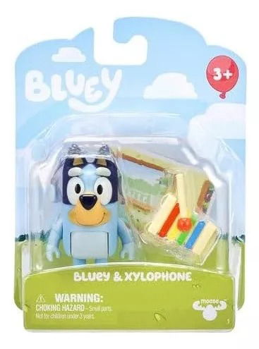 Bluey. BLUEY & Xilófono. Figura Articulada. 