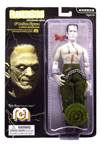 FRANKENSTEIN. Mego Horror. 20 cm. Brilla en la oscuridad.