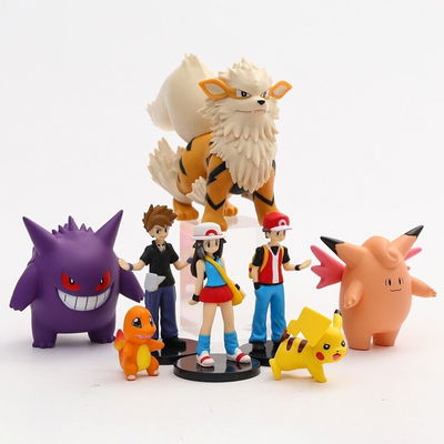 Pokémon. Set 8 Figuras – Simil  POKÉMON SCALE WORLD. Bootleg.