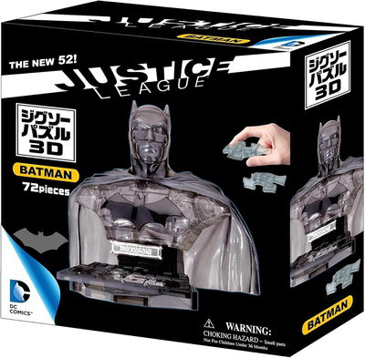 Batman. Rompecabezas Puzzle 3d Busto BATMAN. Justice League Dc Comics. 72 Pcs